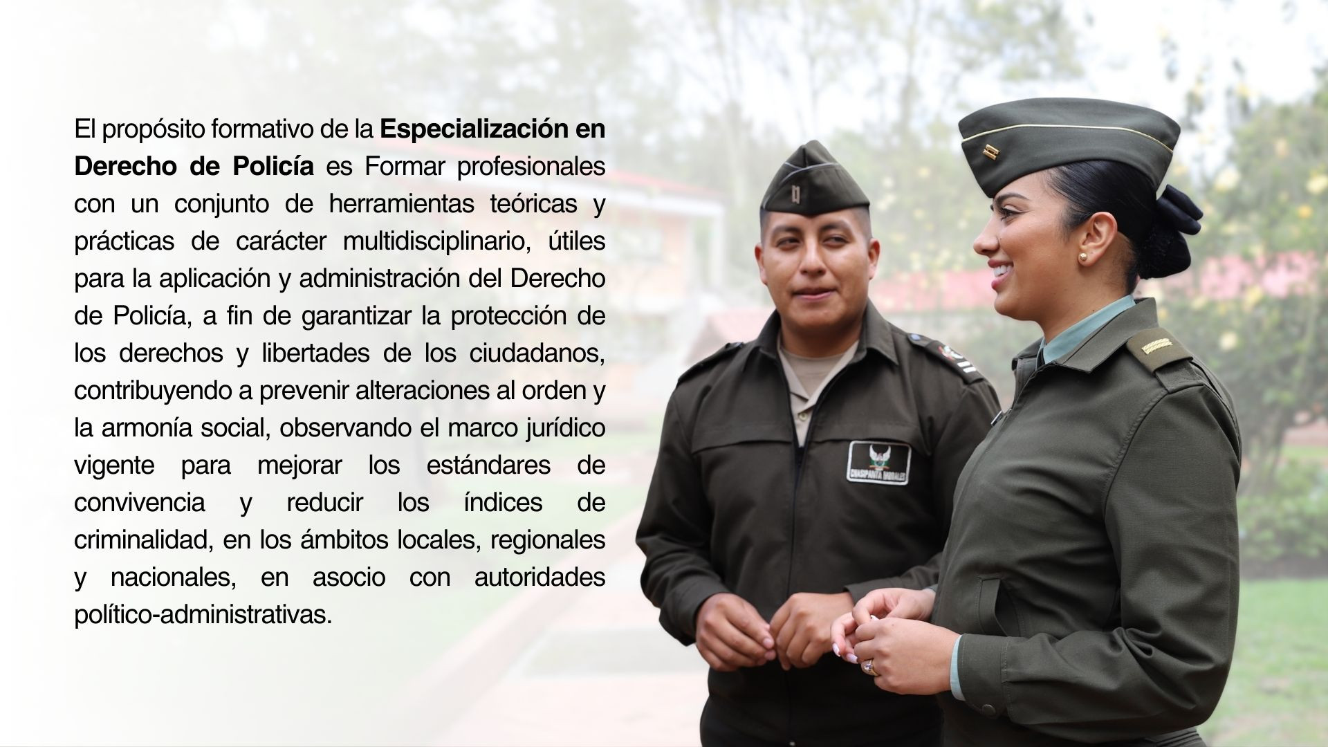 Propósito formativo ESDEP