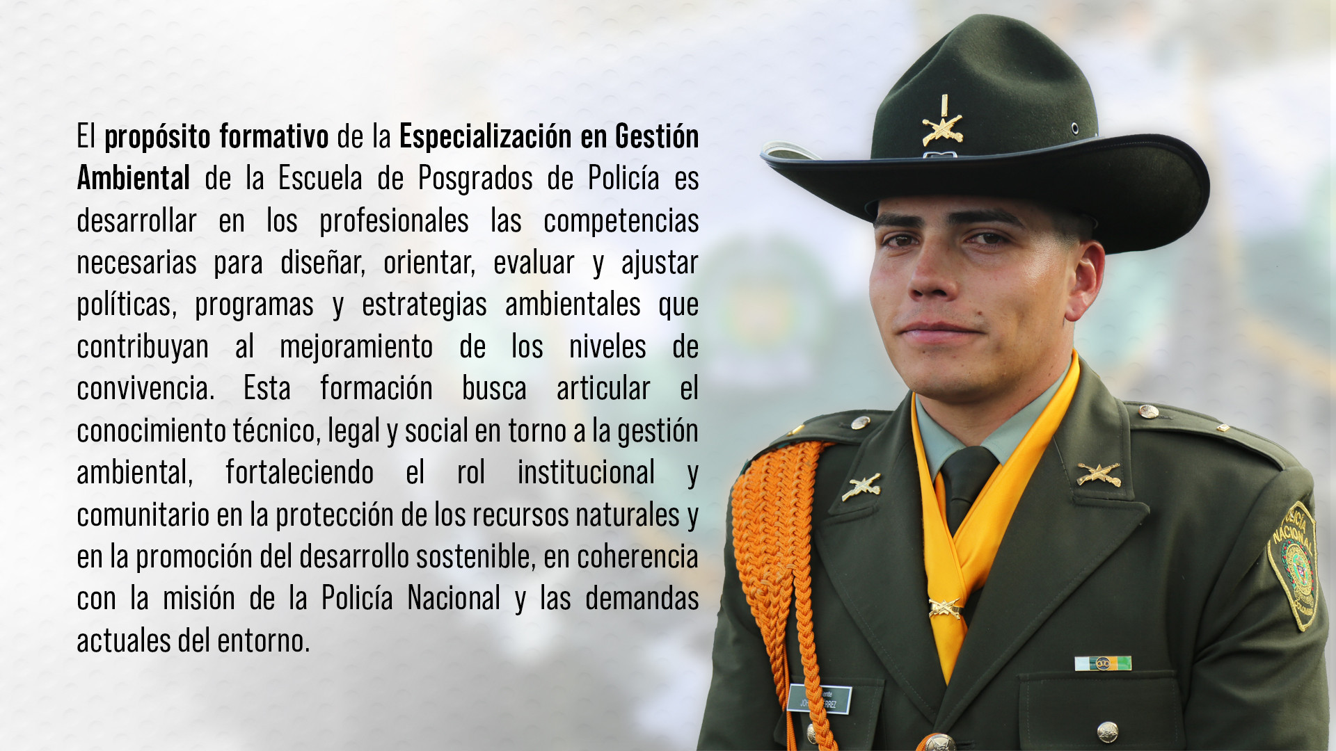 Propósito formativo ESGAM