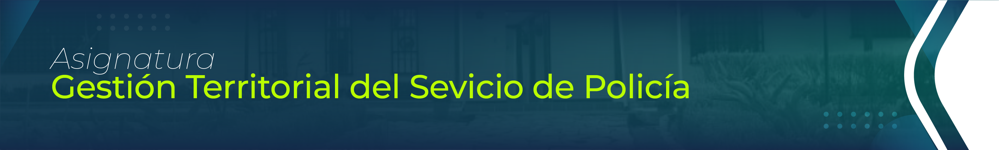 Gestión territorial CT-MY