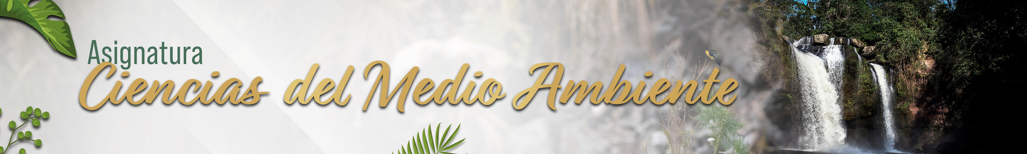 Banner ESGAM Ciencias del medio ambiente