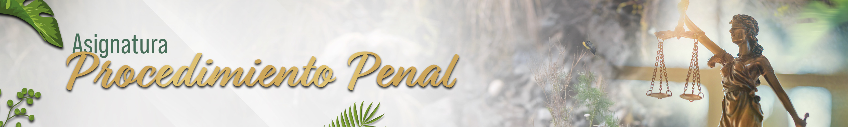 Banner Procedimiento Penal ESGAM
