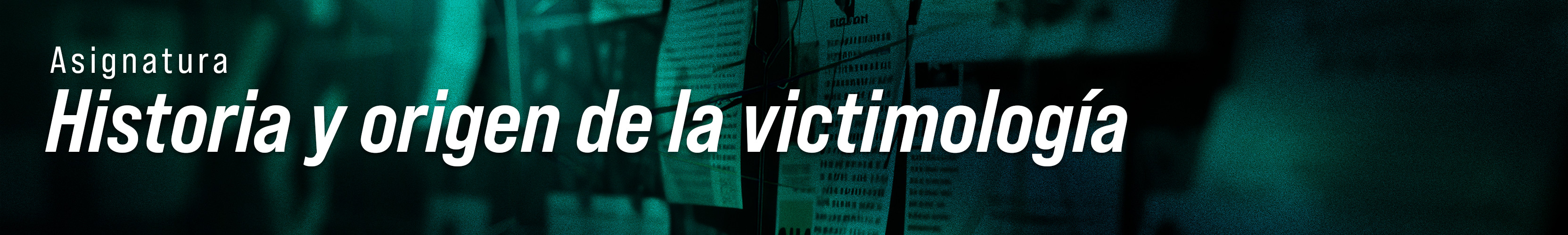 Historia y Origen Victimología