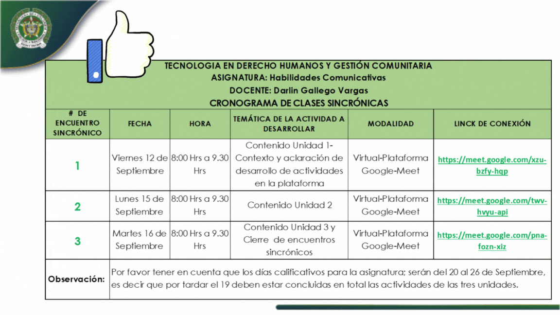 Cronograma